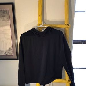 Black light-weight hoodie